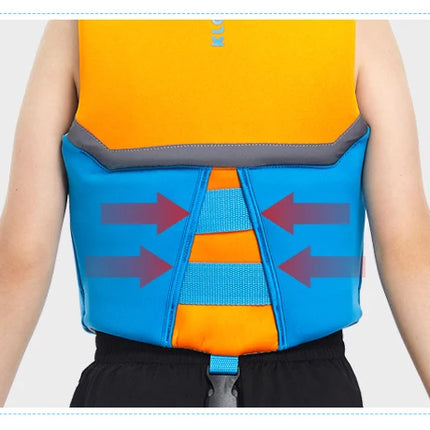 Gilet di galleggiamento per bambini, giubbotto di salvataggio per bambini, giubbotto da nuoto per ragazzi e ragazze, ausilio per il nuoto con galleggiamento del costume da bagno