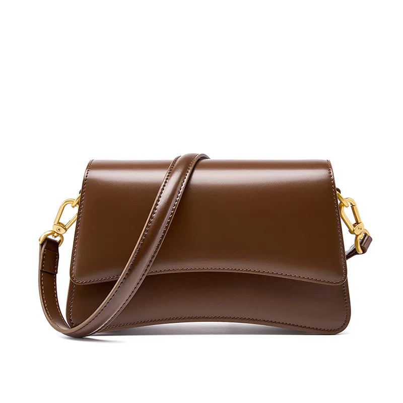 YANATARI underarm cowhide Genuine leather handbags women vintage shoulder bag female luxury bags womens high quality 2025