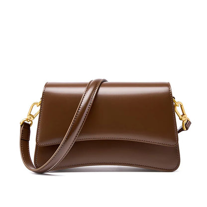 YANATARI underarm cowhide Genuine leather handbags women vintage shoulder bag female luxury bags womens high quality 2025