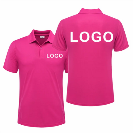 Summer Casual Polo Shirt Breathable Economical Custom Polo for Company Staff Work Polo Shirt with Custom Logo Print Embroidery
