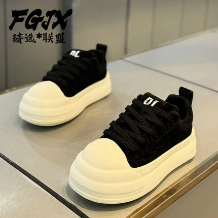 Board shoes 2026 new spring men's shoes trend versatile casual youth thick soled height increasing sports shoes