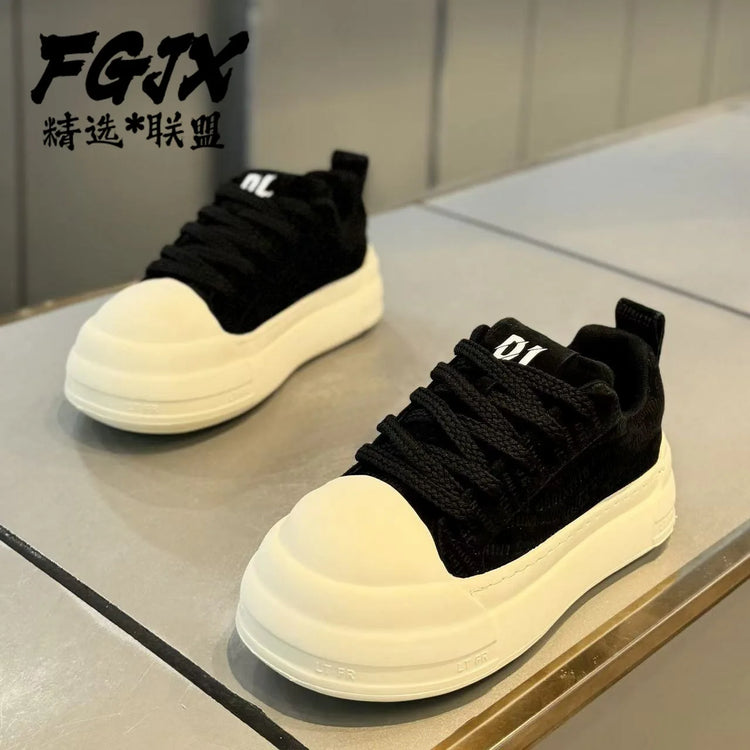 Board shoes 2026 new spring men's shoes trend versatile casual youth thick soled height increasing sports shoes