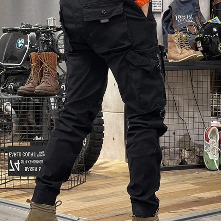 2025 New Men's Cargo Pants Tactical Military Work Pants Outdoor Jogger Casual Trousers Straight Leg Spring Autumn Utility Pants