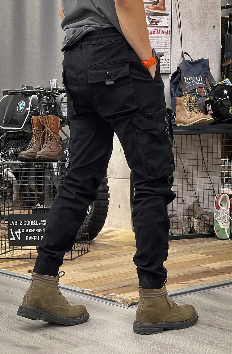 2025 New Men's Cargo Pants Tactical Military Work Pants Outdoor Jogger Casual Trousers Straight Leg Spring Autumn Utility Pants