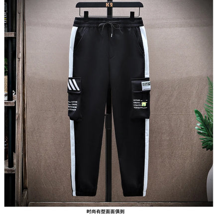 Autumn Casual Men Sets Two Pieces Fashion Korean Trend Hooded Jacket + Pants Spring Sweatshirt Sportswear Man Suit