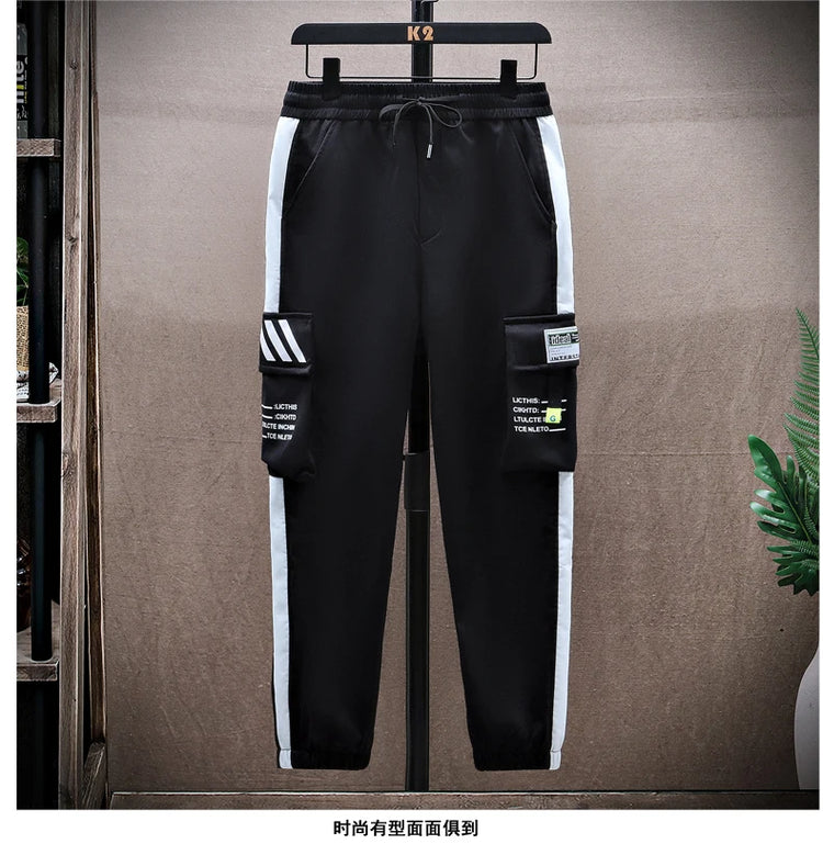 Autumn Casual Men Sets Two Pieces Fashion Korean Trend Hooded Jacket + Pants Spring Sweatshirt Sportswear Man Suit