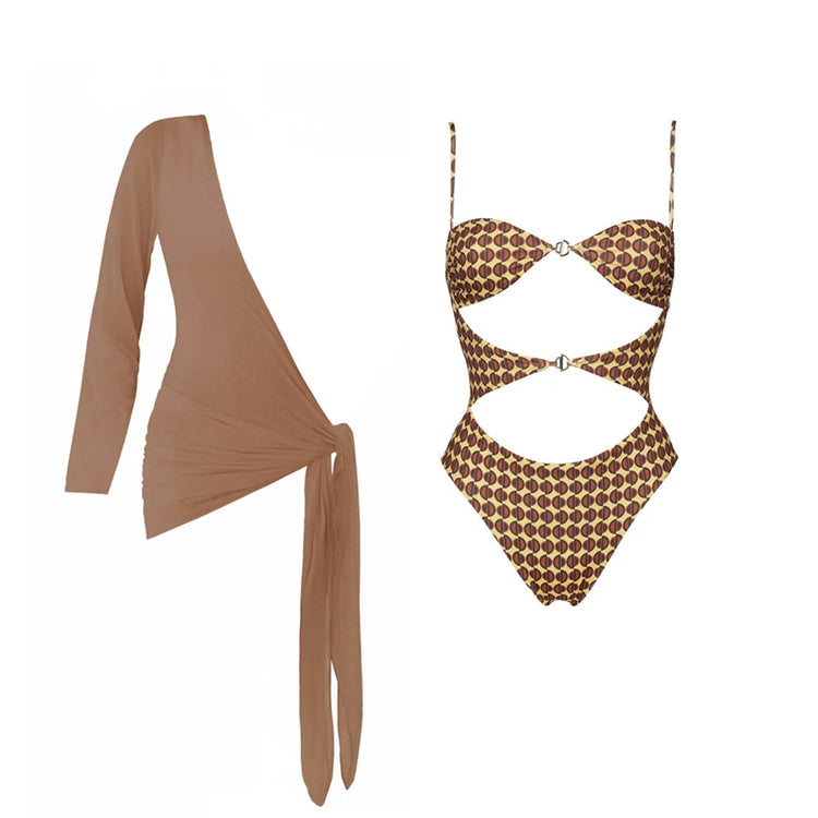 Costume da bagno bikini sexy con scollo all'americana con pantaloni Costumi da bagno Donna Bikini brasiliano Costume da bagno a gamba alta Estate femminile platinumshop