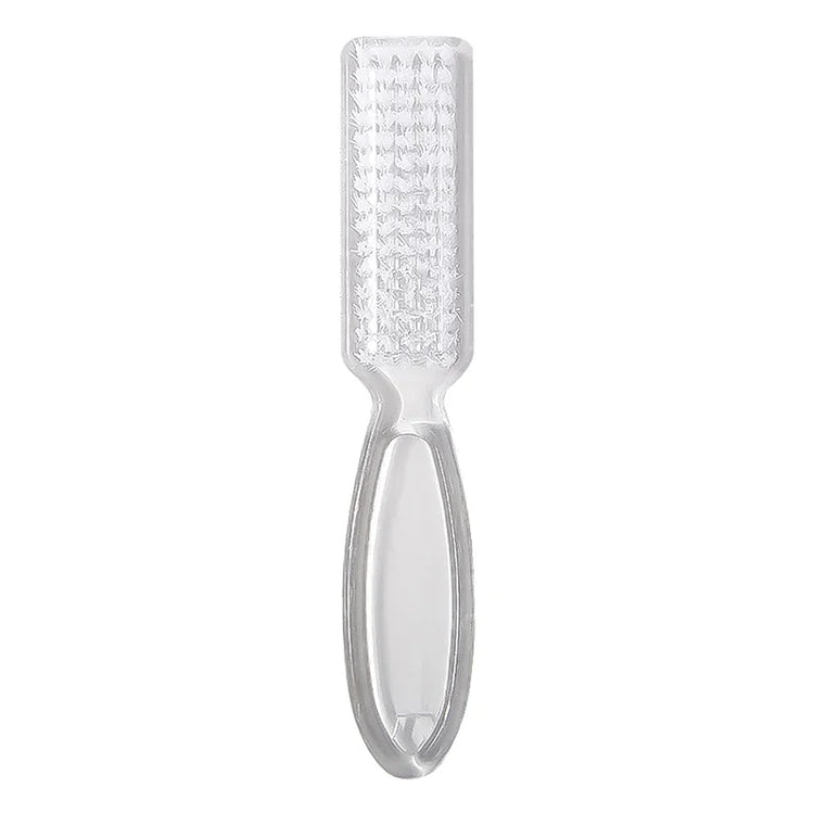 Cleaning Nail Brushes Transparent Long Handle Soft Remove Dust Nail Brushes Multifunctional Five Color Manicure Pedicure Tools