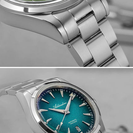 ADDIESDIVE Luxury 39mm Men Automatic Watch 8215 Mechanical BWG9 Super Luminous 100m Waterproof Watches Bubble Glass Men‘s Watch