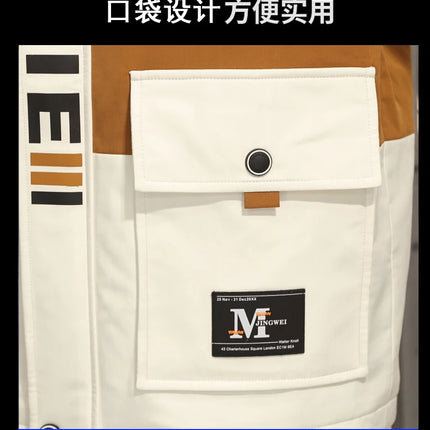 Two-Piece Men's Sets New 2026 Spring Autumn Sportswear Hooded Jacket And Long Pants Casual Loose Coat&Jogger Tracksuits Clothing