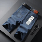 Jorts in denim slim da uomo stile classico da uomo Estate New Business Fashion Thin Stretch Short Casual jorts da uomo