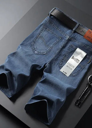 Jorts in denim slim da uomo stile classico da uomo Estate New Business Fashion Thin Stretch Short Casual jorts da uomo