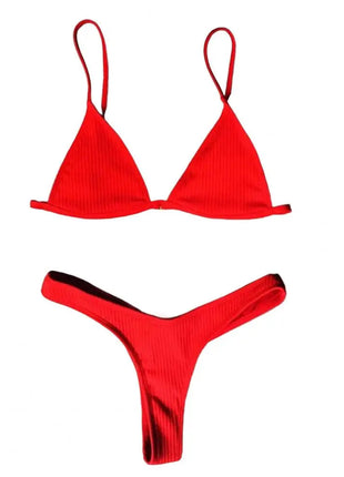 2 pezzi/set bikini da donna sexy set costumi da bagno da donna con cinturino per spaghetti senza fili ad asciugatura rapida platinumshop