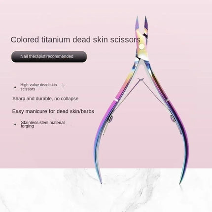 1Pcs Colorful Cuticle Nipper Clipper Dead Skin Remover Plier Clear Nail Art Tool for Home Beauty Salon Manicure Accessory