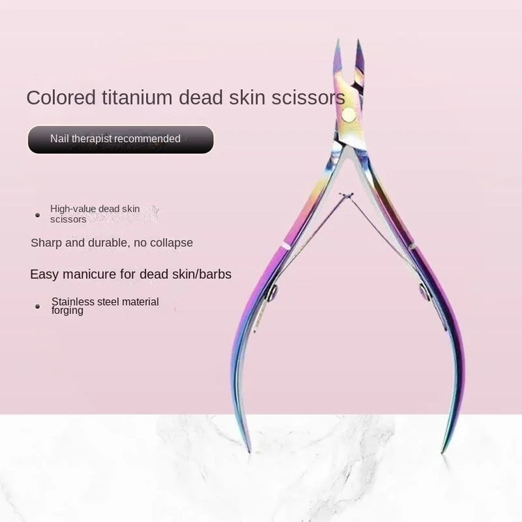 1Pcs Colorful Cuticle Nipper Clipper Dead Skin Remover Plier Clear Nail Art Tool for Home Beauty Salon Manicure Accessory