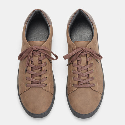 Men's casual shoes 2025 brand fashion comfortable leather shoes men