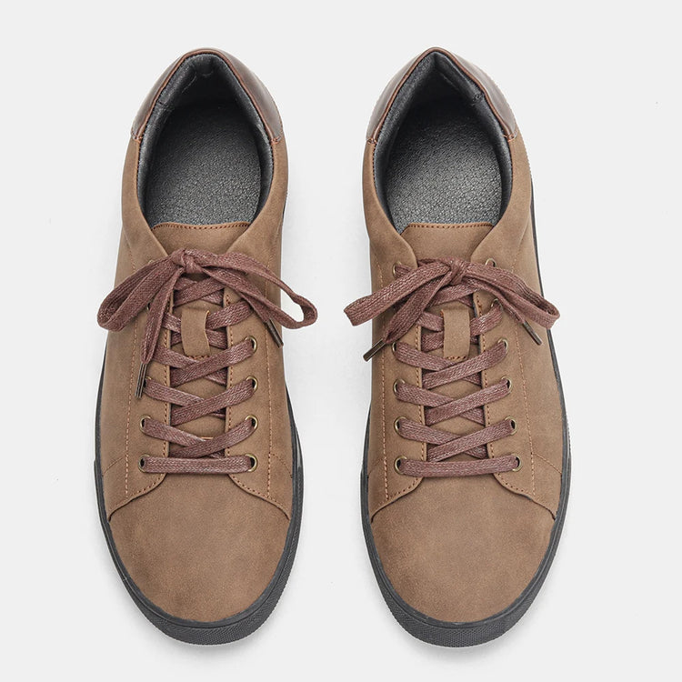 Men's casual shoes 2025 brand fashion comfortable leather shoes men
