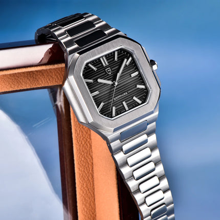 PDYS019 PAGANI DESIGN Orologi da polso al quarzo da uomo TMI VH31 37MM 10Bar Impermeabile 316L Acciaio inossidabile di lusso Zaffiro