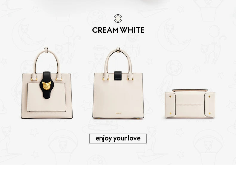 BAFELLI 2025 NUOVA BORSA DA DONNA CAT LUSSO IN PELLE FASHION BUSINESS Spalla Elegante CASUAL CROSSBODY FEMALE BORSA UFFICIALE LADY