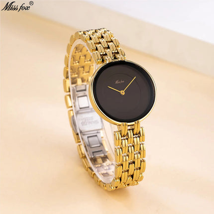 UTHAI orologio da donna leggero marchio di lusso business semplice retrò femminile braccialetto in metallo impermeabile orologio da donna al quarzo moda platinumshop