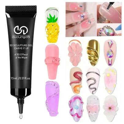 No-Curing Lamp Xiaomi Glue Press-On Nails Solid Fast-Drying No-Light False Nails Specialized Adhesive Bonding Agent Nail Plate Glue
