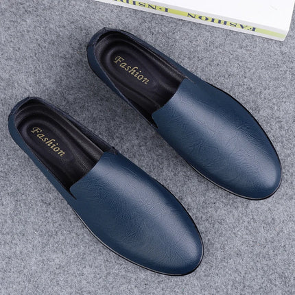 Scarpe da uomo in vera pelle Casual formali mocassini da uomo mocassini estate italiana traspirante Slip on scarpe da barca maschili Over Size 50 51