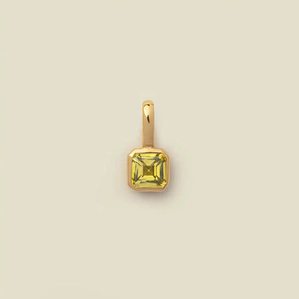Stainless Steel Pendant DIY Birthstone Necklace for Woman Gold Color Designer Pendant Necklaces Bir PlatiNum