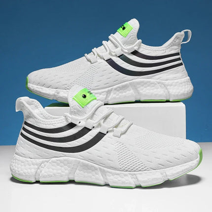 Scarpe sportive Casual da uomo Sneakers leggere e traspiranti appartamenti antiscivolo Outdoor Running Walking Tenis scarpe da Jogging atletiche
