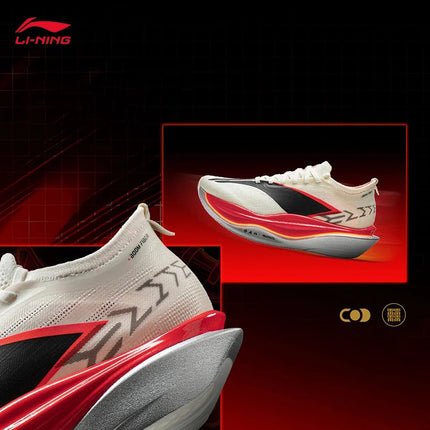 LI-NING FEIDIAN 6 ELITE Unisex Running Series BOOM FIBER Lightweight Cushioning Premium Racing Running Shoes ARMW001 PlatiNum