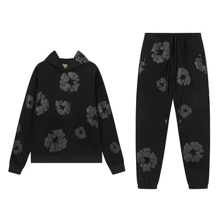 DENIM TEARS brand hot selling new fashionable foam cotton printed hoodie, European and American fashionable men's sports suit PlatiNum
