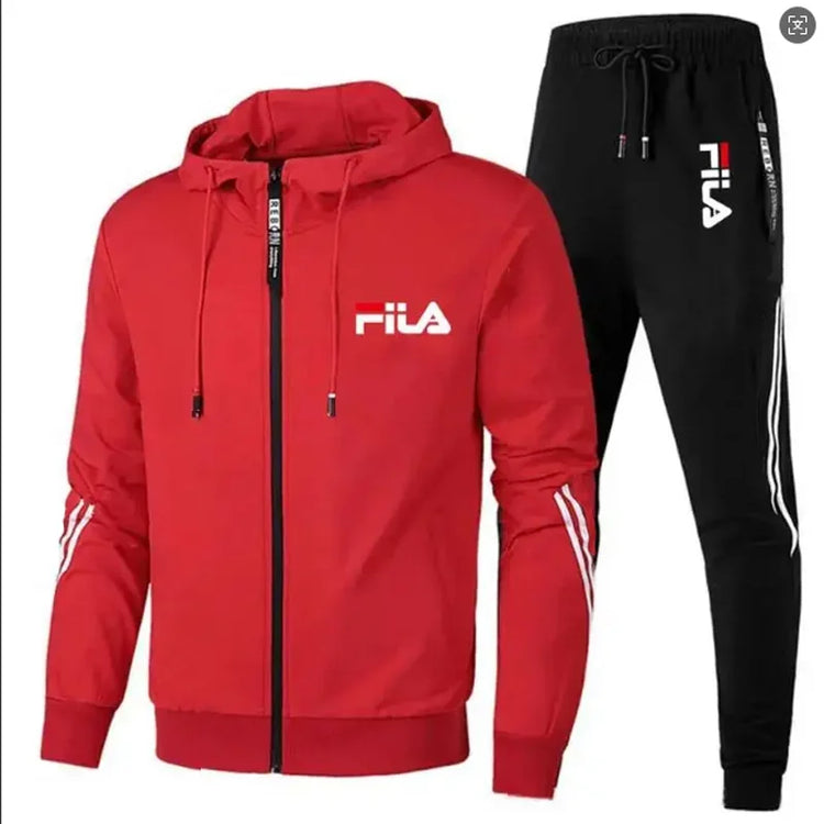 Men's 2026 Fashion Leisure Outdoor Zipper Jacket And Sports Pants Jogging Set Fitness Two-Piece Set for Spring And Autumn