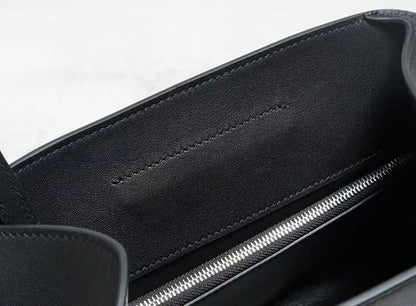 [Full Leather Inside Outside] Drinking Milk Cowhide Imported Saddle Leather Underarm Bag Single Shoulder Crossbody Bag Simple