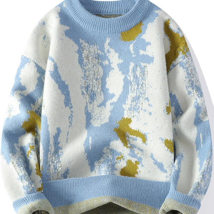 autumn and winter Men's Fashion casual Round Neck Warm sweater slim fit Sweaters Men sweater male Thicken Warm wool pullovers