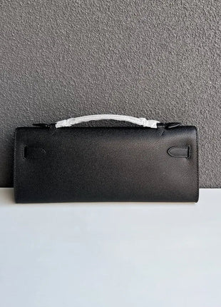 New Ladies Wide Shoulder Strap Large Capacity Bag Niche Luxury Designer Shoulder Crossbody  Head Layer Cowhide Leather PlatiNum
