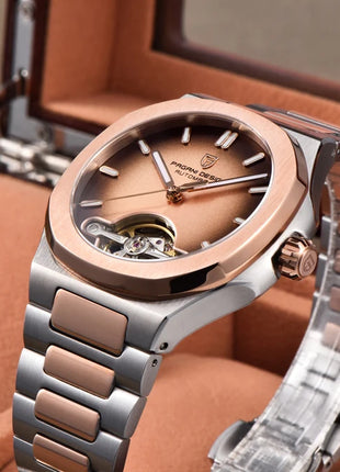 Nuovo Orologio da Uomo PAGANI DESIGN 2026 con Tourbillon Scheletrato, Orologio Automatico di Lusso di Alta Gamma per Uomo, Elegante Orologio da Polso Meccanico Sportivo