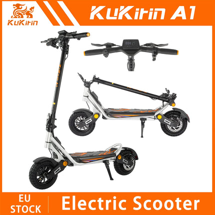 Monopattino Elettrico Pieghevole KuKirin A1, Motore 800W, Batteria 48V 13AH, Autonomia 45km, Scooter Elettrico per Tutti i Terreni