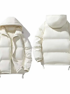 Verdickte Kapuzenjacke aus Baumwolle Herbst und Winter neue Mode warme flache Jacke winddichte Jacke personalisierte LOGO-Anpassung