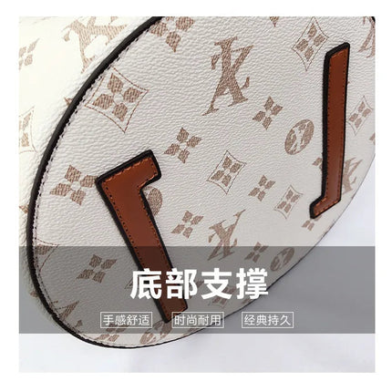 Advanced fashion bag for women 2025 new casual women's bag, large capacity bucket bag, shoulder bag, diagonal cross bag PlatiNum