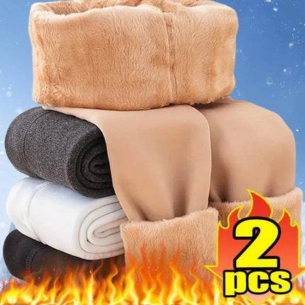 Fleece Lined Tights Women Winter Thermal Leggings Polar Skin Black Opaque Stockings Thick Warm Pantyhose Colorful Leg Warmers PlatiNum