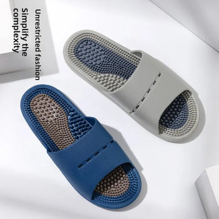 Pantofole da massaggio Estate da uomo per interni Casa Bagno Suola da bagno Punti di agopuntura Terapia del piede Sandali antiscivolo Pantofole da uomo Scarpe - platinumshop