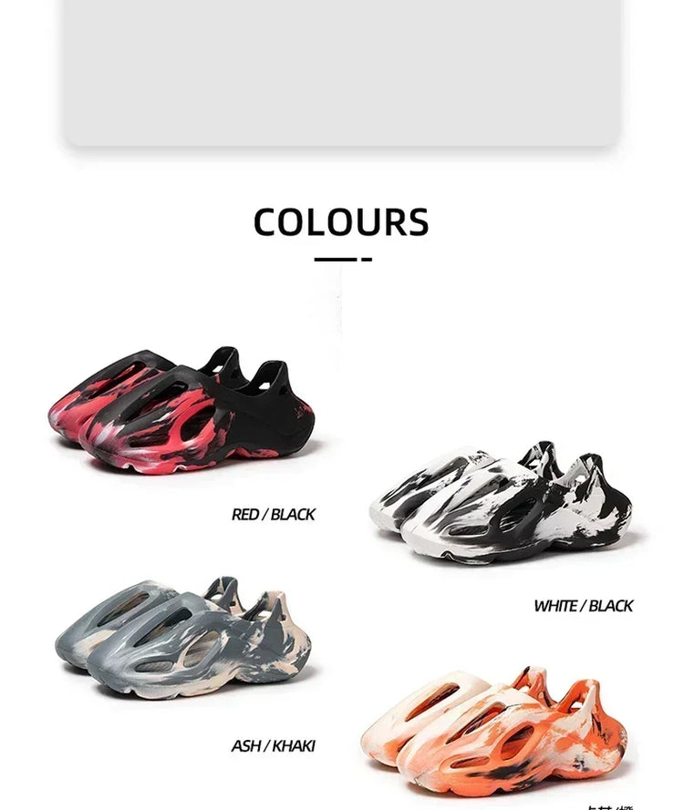 Pantofole con piattaforma mimetica unisex Materiale morbido EVA Tecnologia di stampaggio ad iniezione Scarpe casual da spiaggia per uomo donna