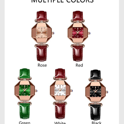 POEDAGAR Orologio da donna di alta qualità Orologi al quarzo in pelle impermeabile per donna Orologio da polso da donna casual di moda di lusso regalo Reloj platinumshop