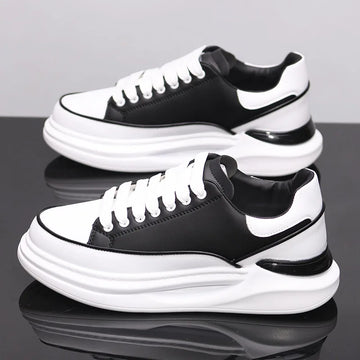 New Couple's Small White Shoes Men's Sneakers Women Sports Shoes Increased Height Inside Casual Sports Shoes