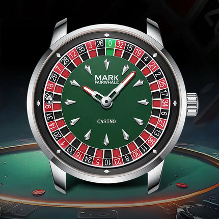Mark Fairwhale 5031 Nuovo orologio al quarzo da uomo di marca superiore quadrante digitale rotante intrattenimento freddo orologio da notte impermeabile reloj platinumshop