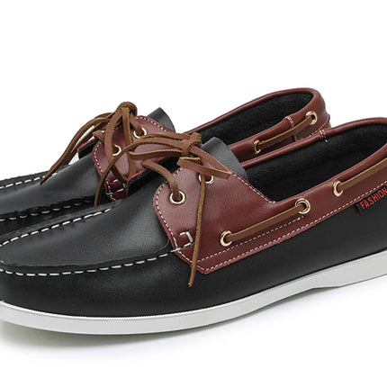 Moda uomo scarpe da barca scarpe da ponte Casual in pelle 2023 mocassini primavera autunno Designer di marca di lusso antiscivolo vendita calda