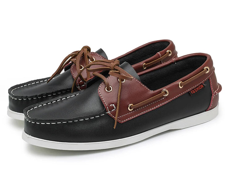 Moda uomo scarpe da barca scarpe da ponte Casual in pelle 2023 mocassini primavera autunno Designer di marca di lusso antiscivolo vendita calda