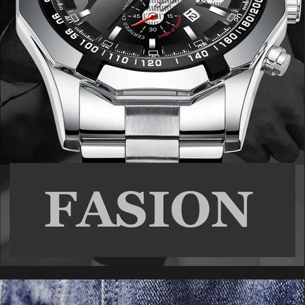 2024 Top Brand di Lusso Orologio di Moda Casual Militare Al Quarzo Sport Orologio Da Polso In Acciaio Pieno Impermeabile Orologio da Uomo Relogio Masculino platinumshop