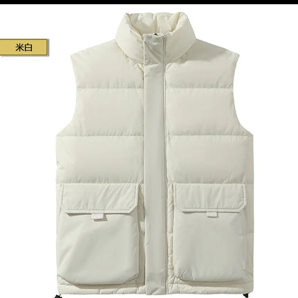 90 New Standard Down Jacket - Men's and Women's Matching Down Vest, Warm Coat, Sleeveless Down Jacket Workwear Coat