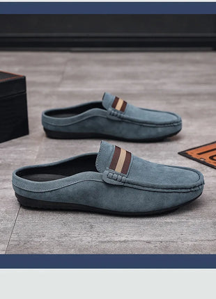 Mocassino 2026 ‌   Scarpe da uomo leggere estive, modello mocassino, slip-on traspiranti casual con mezza soletta, per uomo