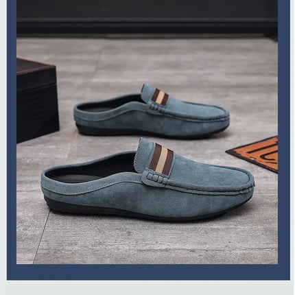 Mocassino 2026 ‌   Scarpe da uomo leggere estive, modello mocassino, slip-on traspiranti casual con mezza soletta, per uomo